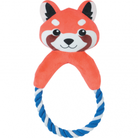 Еко плюшена играчка за куче Zolux Calinou Panda Rope – панда с въже